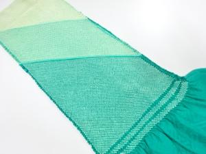 未使用品　正絹　振袖用　絞り帯揚げ